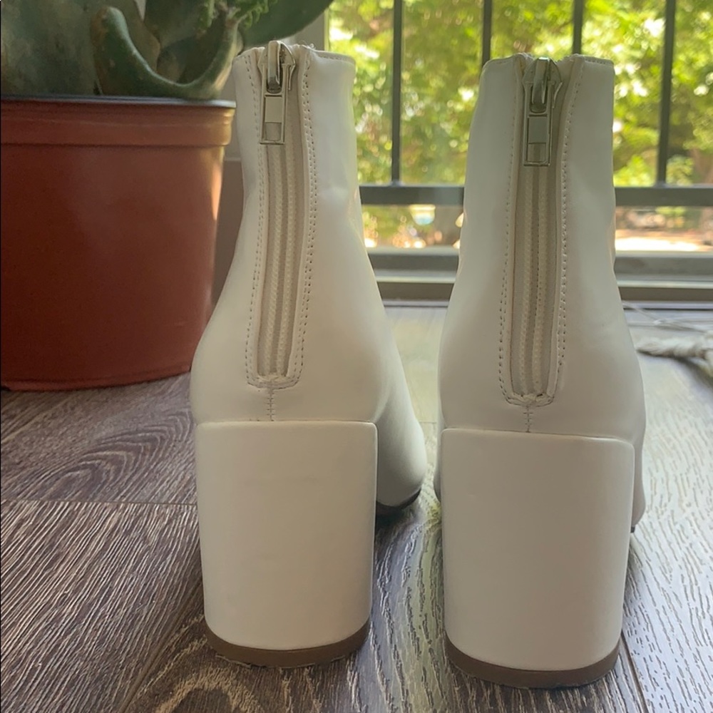 White booties